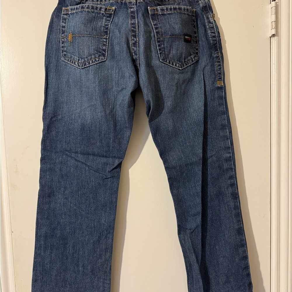 FR Ariat Men's M5 Relaxed Fit Blue Jeans